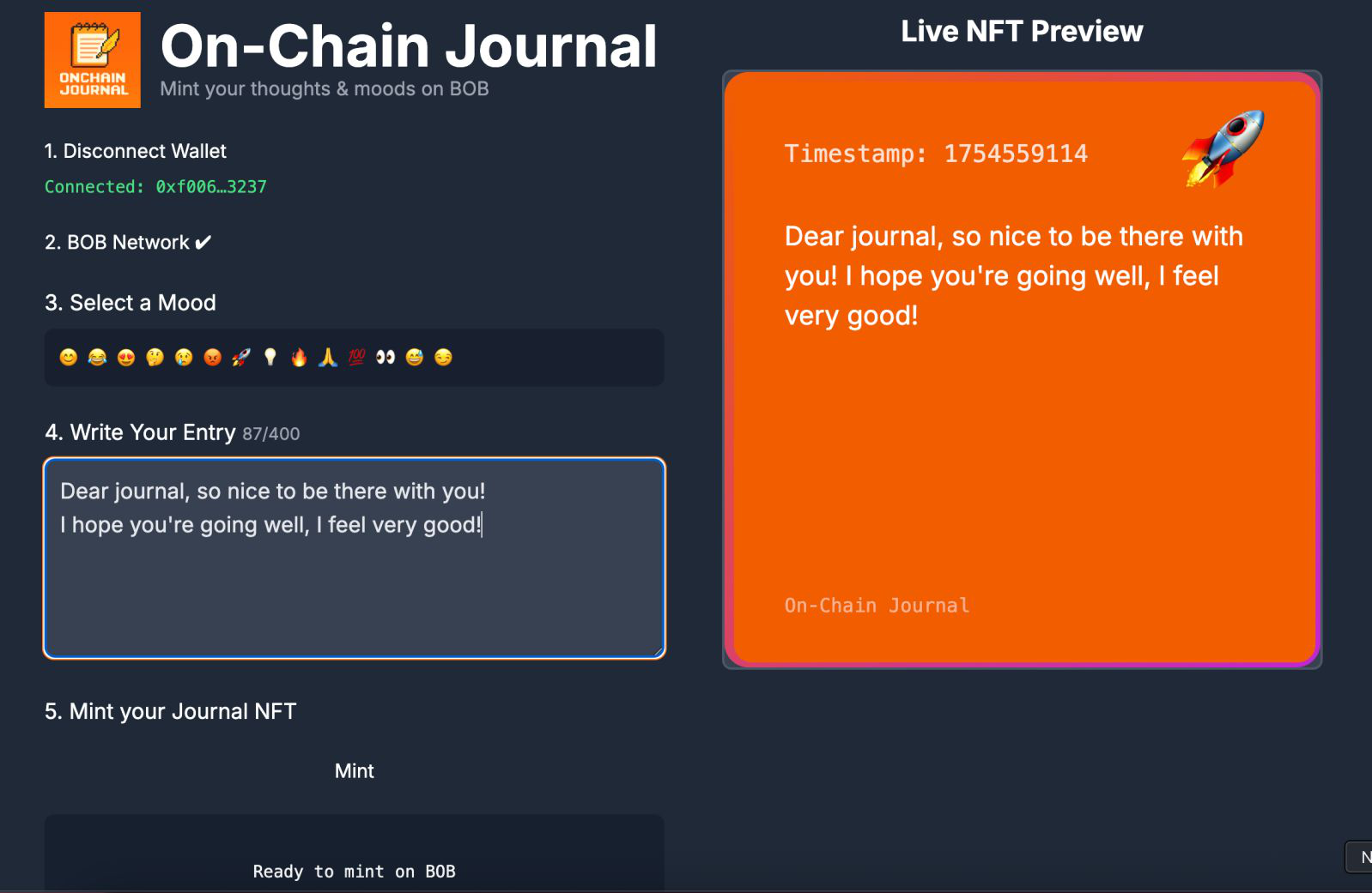 Onchain Journal